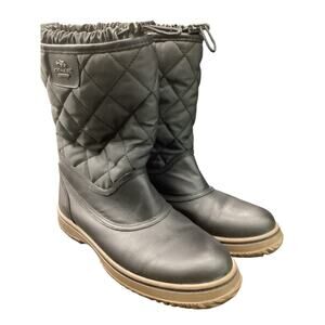 NWOT Coach Boots Women SZ 8.5 “Samara” Winter Boots Mid Calf Fabric And Leather